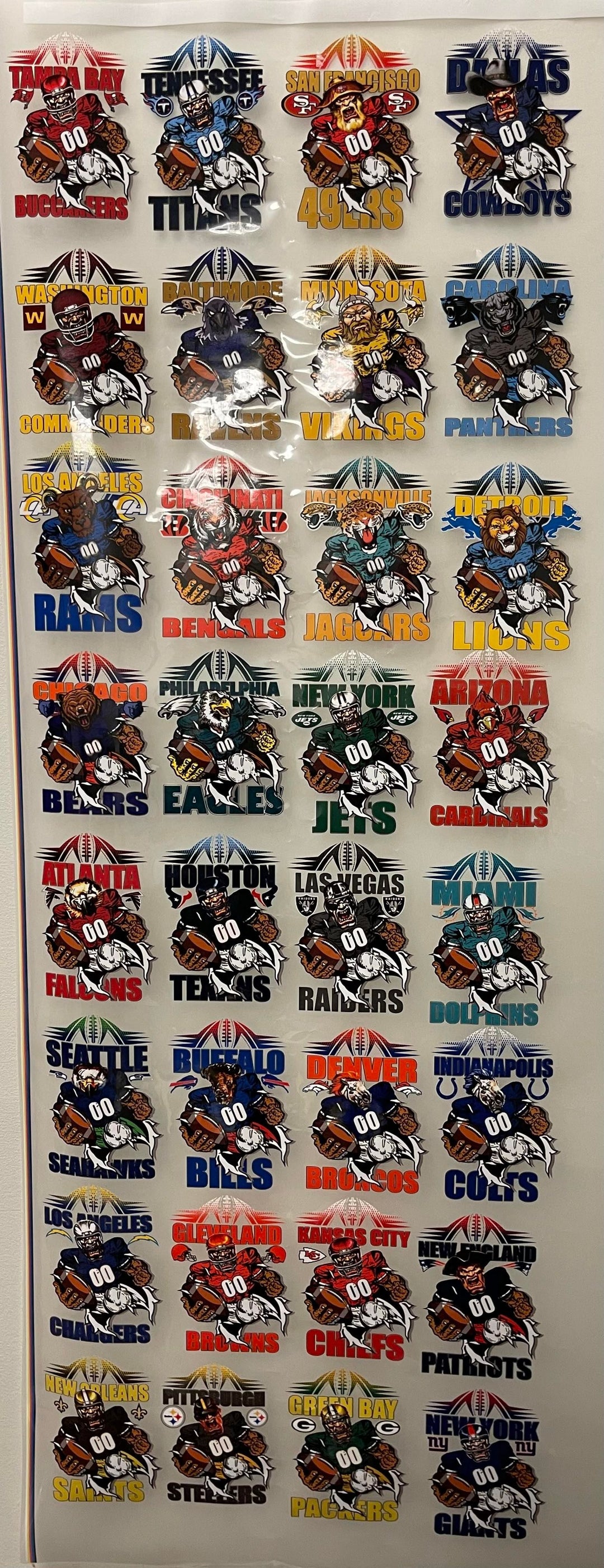 NFL SHEET #5